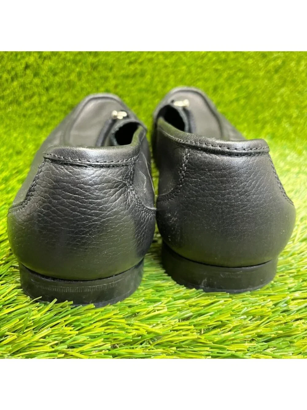 Sandro Moscoloni Sorrento Mens Size 13 Black Casual Slip On Horsebit Loafers